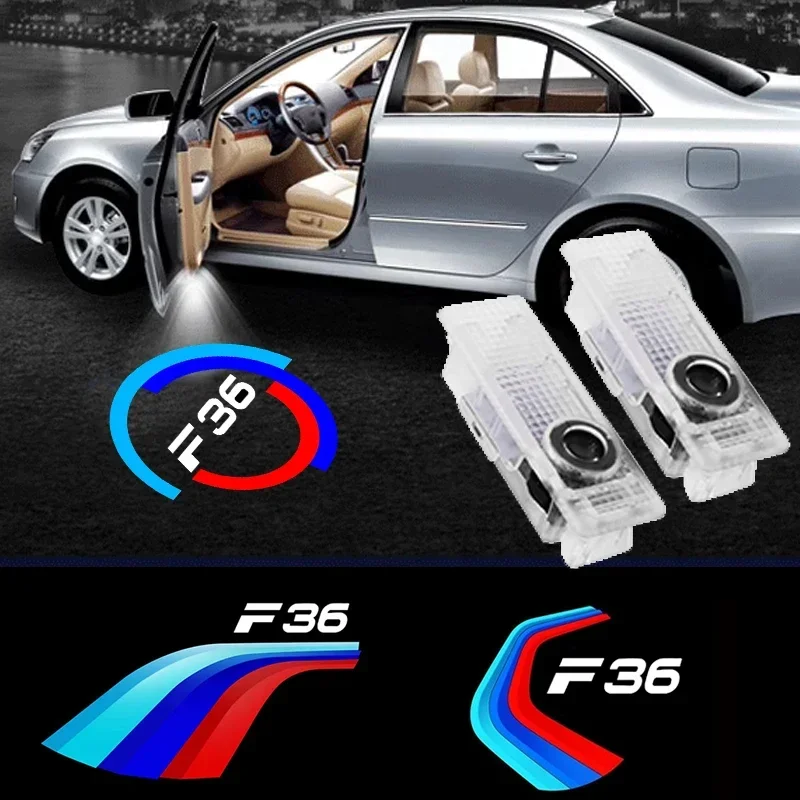 

2PCS Car Ghost Projector Shadow Emblem Lamp for 4 Series F36 2013-2022 Logo Auto Door Welcome Courtesy Decorative Lights