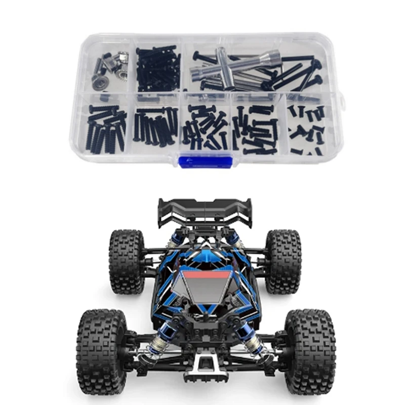 Scatola di accessori per attrezzi a vite per MJX 1/16 16207 16208 16209 16210 H16 H16BM RC parti di aggiornamento per auto