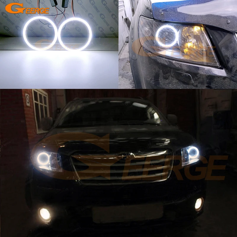 

For Subaru Tribeca B9 2006 2007 2008 2009 2010 2011 2012 2013 2014 Day Light Ultra Bright COB Led Angel Eyes Kit Halo Rings