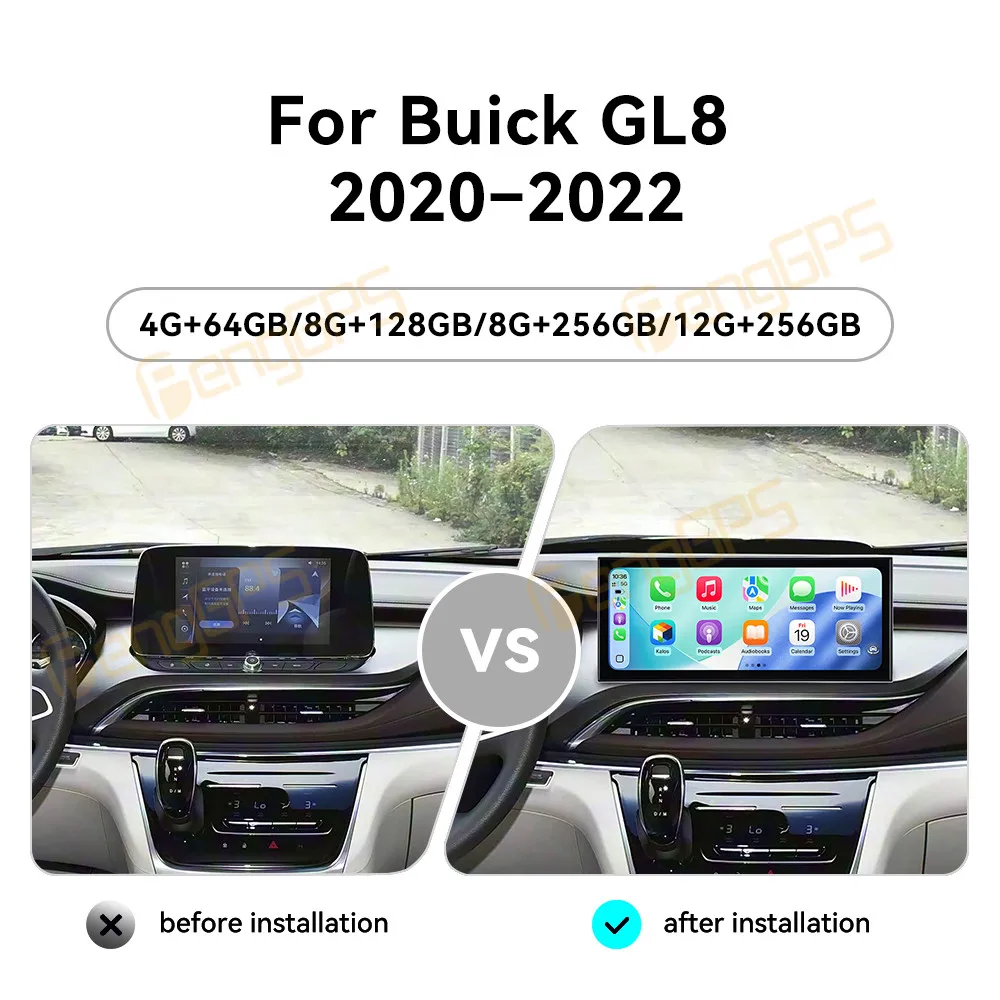 

15.8 Inch Android 15 CarPlay Car Radio For Buick GL8 2020-2022 Touch Screen Multimedia Player GPS Navigation Head Unit DSP