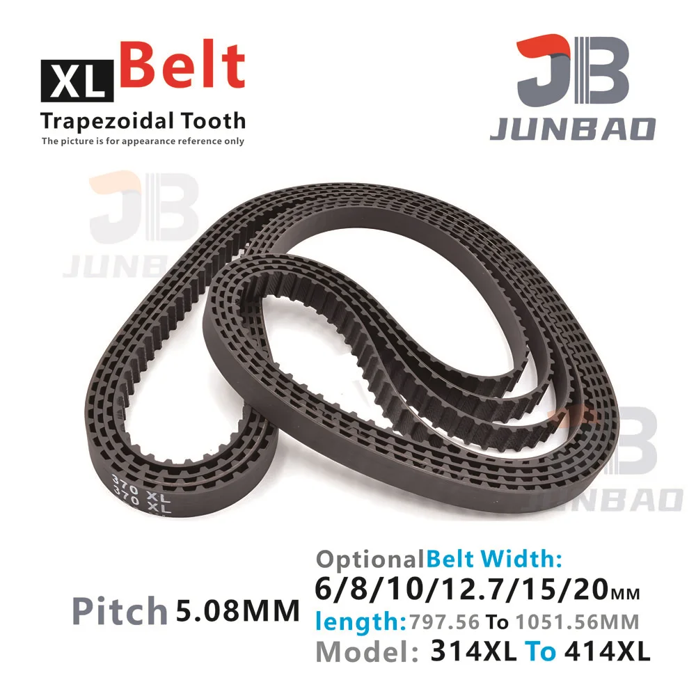 

XL Timing Belt 314XL To 414XL Pitch Length LP=797.56 To 1051.56 MM Width 6 8 To 20 MM Synchronous Rubber Trapezoidal Tooth Belt