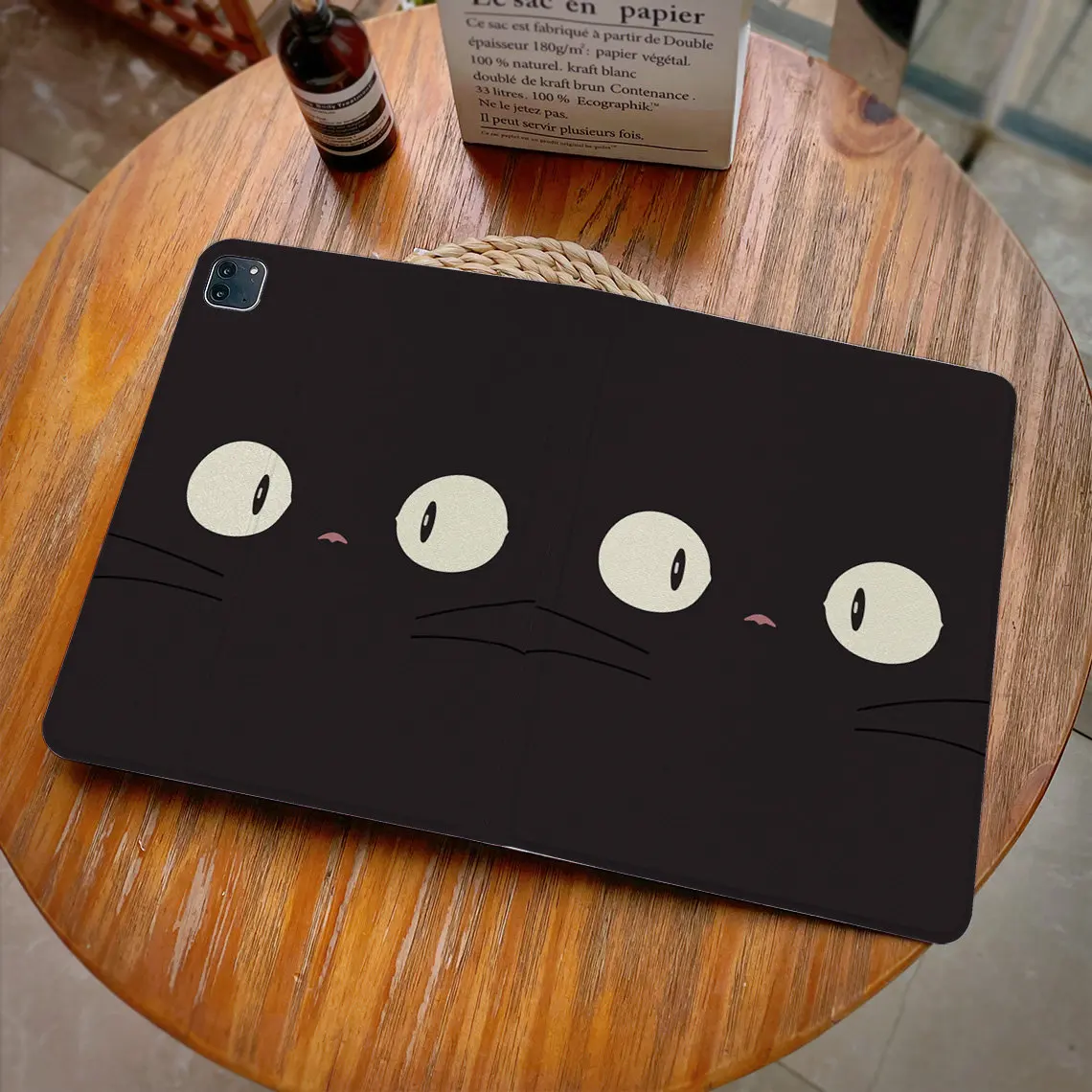 Cat Face Big Eyes ipad case For Apple Air 10.9 iPad Pro 2020 Cover for iPad 10.2 11 12.9in 2021 Mini 5 6 Case