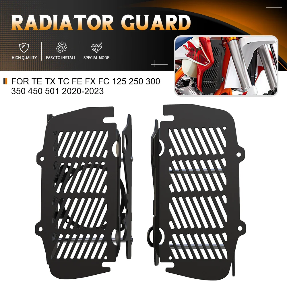 

FOR Husqvarna TE TX TC FE FX FC 125 250 300 350 450 501 2020 2021 2022 2023 Radiator Grille Guard Grill Mesh Cover Protector