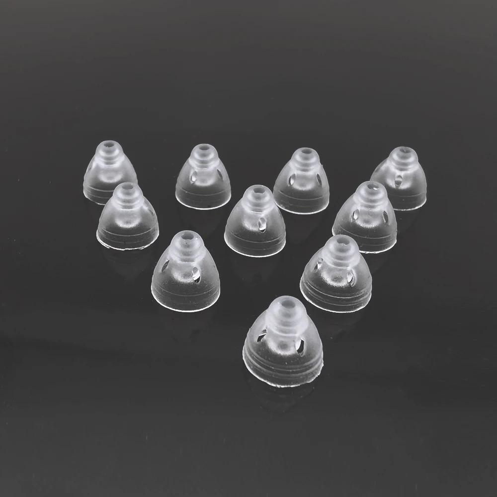 10pcs Soundlink Open Hearing Aid Domes Replacement Soft Silicone Earplugs Hearing Aids Accessories