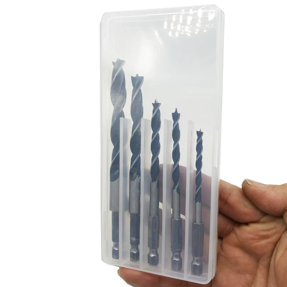 New 2 box Hexagonal Handle Electric Hammer Masonry and Woodworking Drill Bit Set Reaming Hole Power Tool