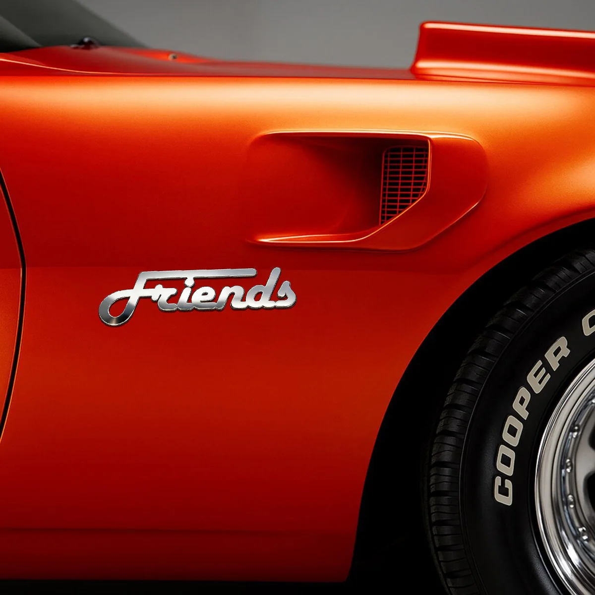 Creative Font Metal Sticker Custom Name Stainless Steel Silver Color Accessories Fender Trunk Badge