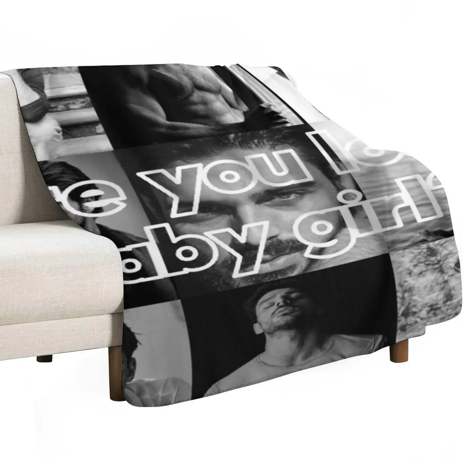 Michele Morrone, Are You Lost Baby Girl? Throw Blanket Polar Nap Vintage Quilt Large Blankets