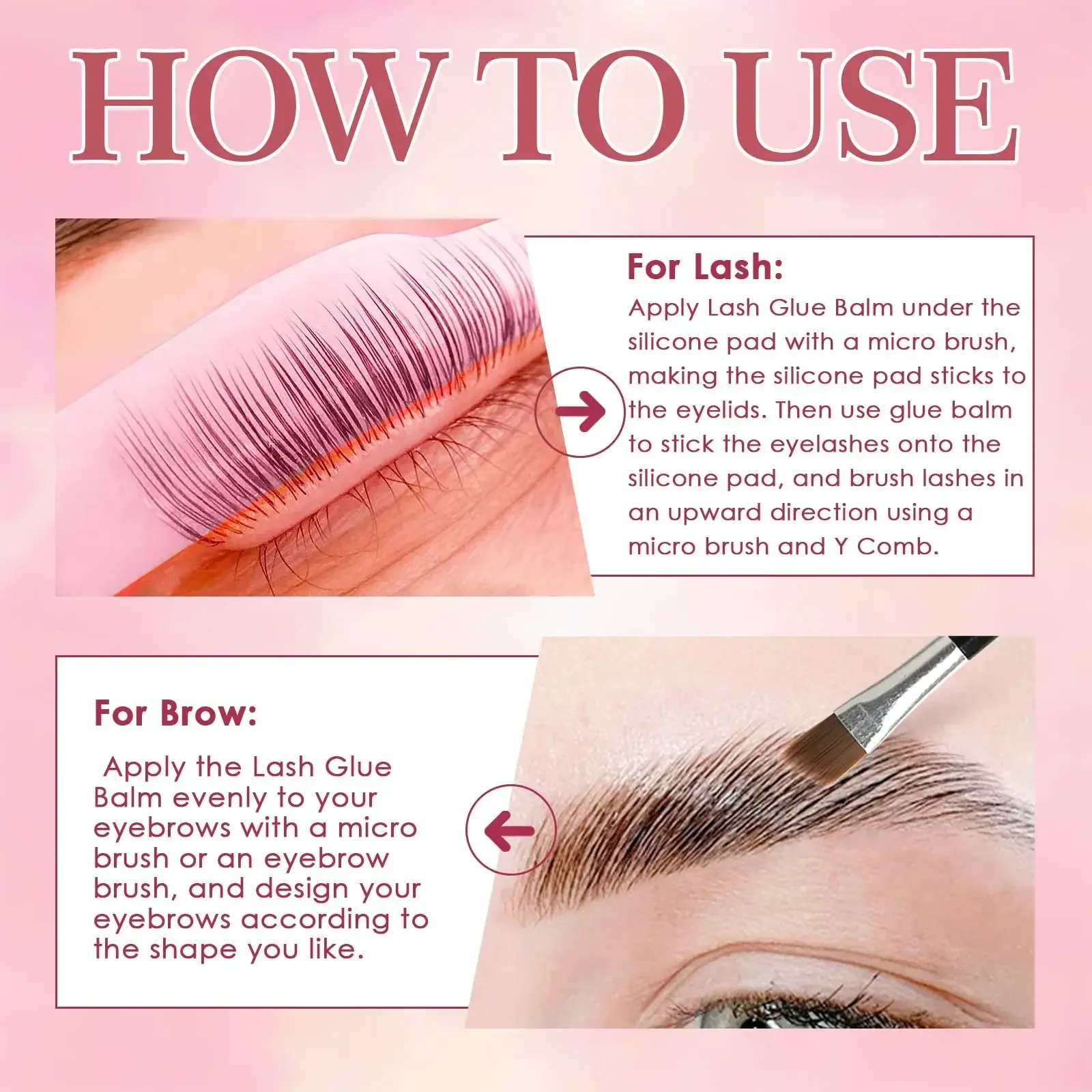 กาวติดขนตา Gollee New Solid Eyelash Lift Glue Fixing Adhesive 20 กรัม กลิ่นพีช ไม่ระคายเคือง กาวติดขนตาแบบแข็ง ยกขนตา บาล์ม