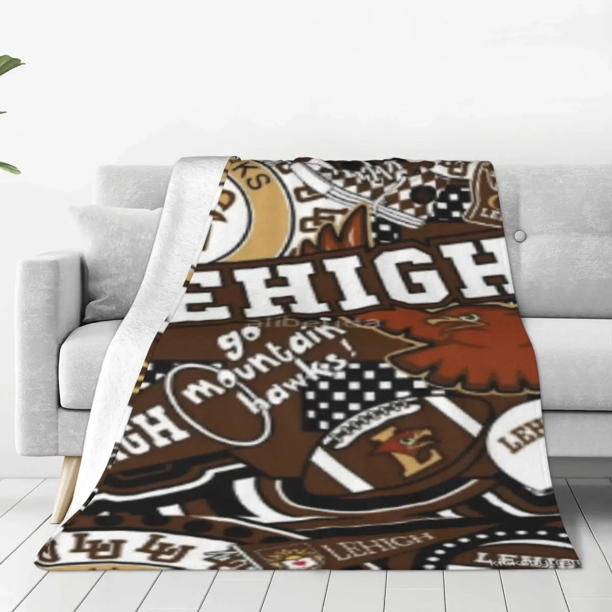 Lehigh University Collage Four Seasons Universal Blanket Travel Can Be Laid Father's Day Gift