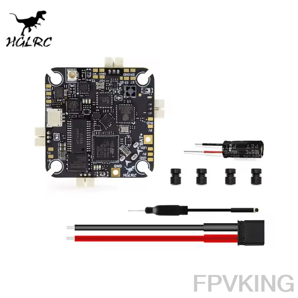 

HGLRC SPECTER F411 AIO Контроллер полета 12A 4in1 ESC 2.4G ExpressLRS Приемник 400 мВт VTX для 2-4S RC FPV Фристайл БПЛА Запчасти