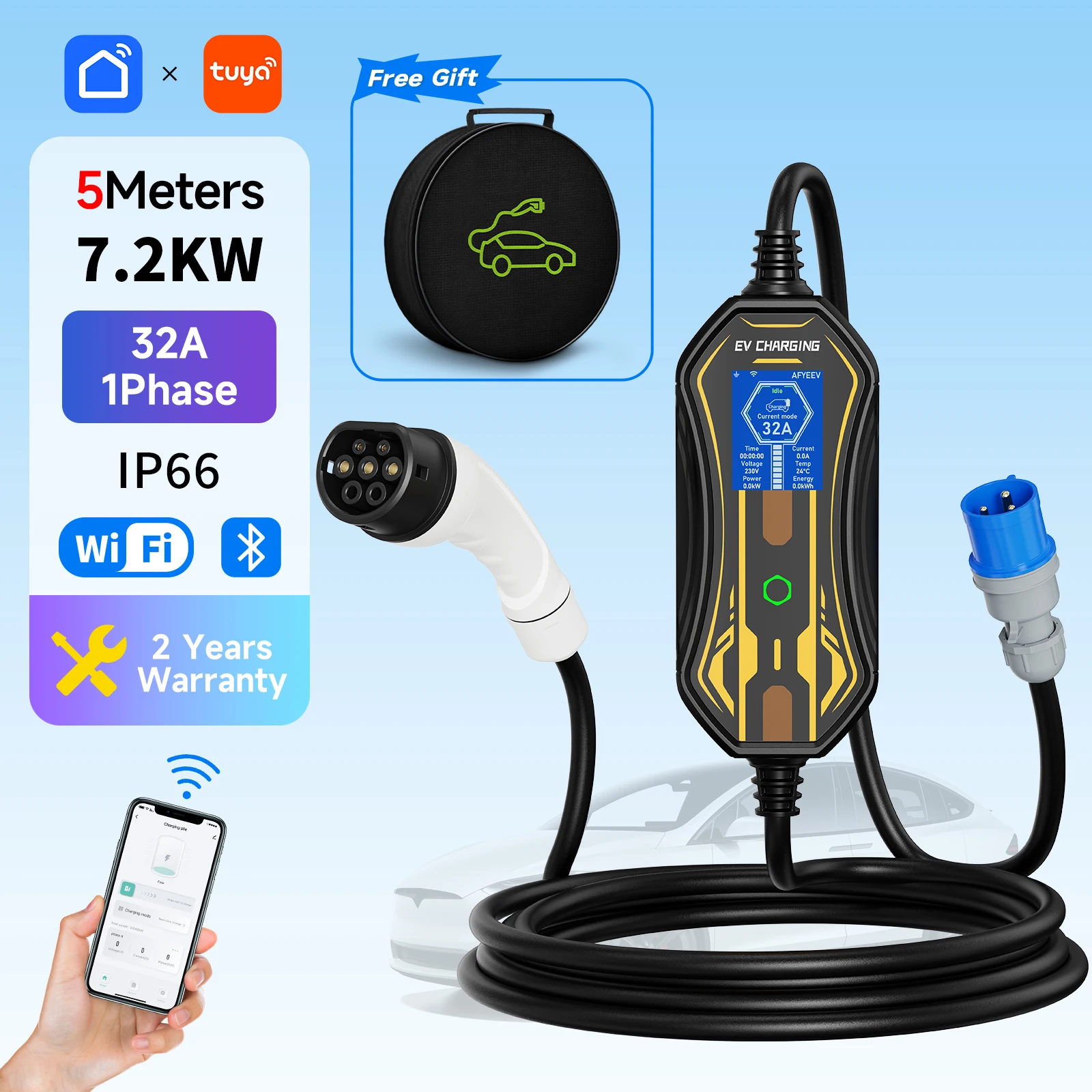 7KW 1Phase Portable…