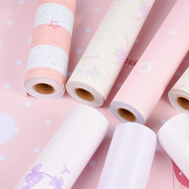New Environmentally Friendly PVC Self-Adhesive Self-Adhesive Bedroom Living Room Wall Wallpaper Children's Room Sticky Notes
