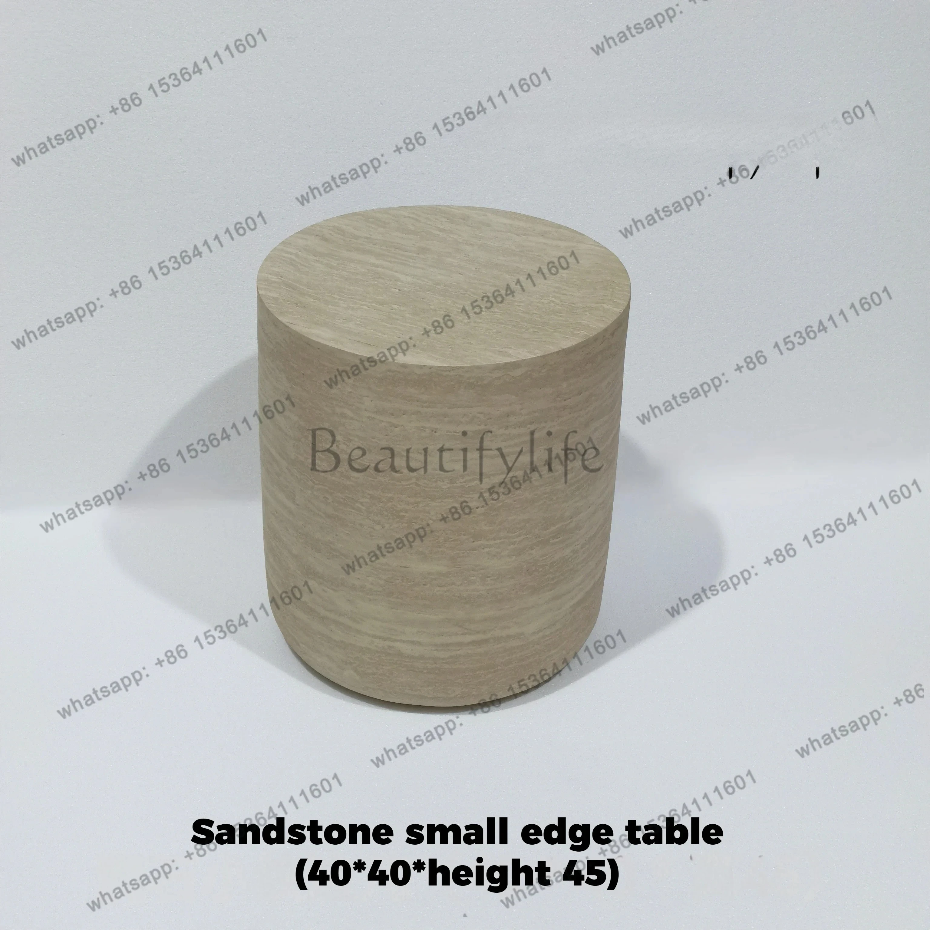 Art Centerpiece For Elegant Living Room & Airbnb Round Coffee Table - Premium Marble Tea Table, Designer