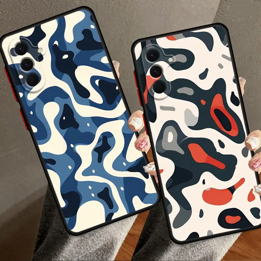 Креативный чехол для телефона с художественной печатью для Samsung Galaxy A73 A33 A16 A15 A34 A56 A55 A14 A23 A52S A72 A36 A53 A35 A17 A52 A54