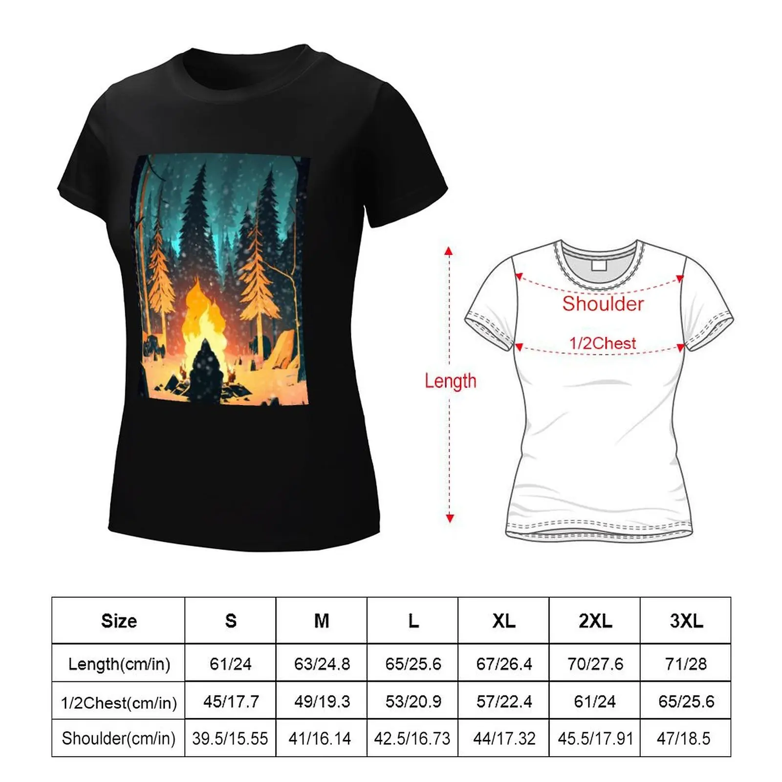 The Long Dark T-Shirt animal print shirt for girls quick-drying summer tops funnys oversized t shirts for Women