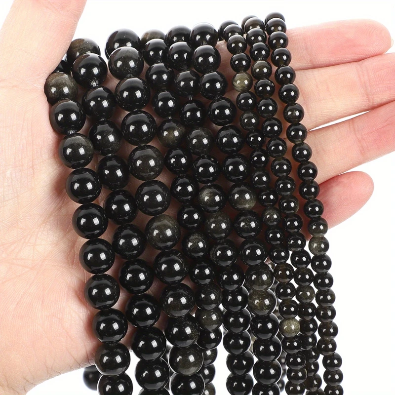 Natural Stone Beads Amethysts Obsidian Agates Jade Garnet