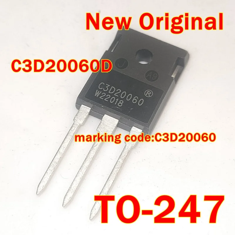 1pcs to 10pcs C3D20060D TO-247 New Original marking code:C3D20060 Z-RecTM Rectifiers and Zero-RecoveryÂ® Rectifiers