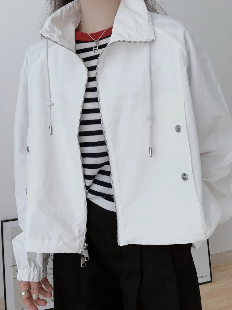 

Outdoor Women's Lightweight ort Jaet UV Protection Clothing Loose Fit Faionable Summer Outerwear Breathable Polyester