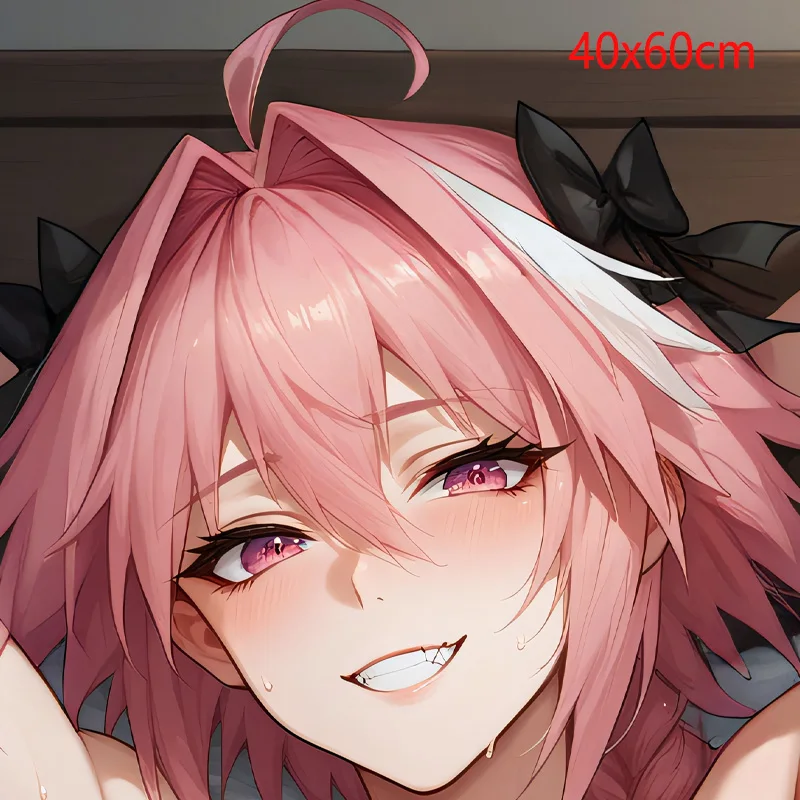 Dakimakura Astolfo Anime 2WAY 40X60cm Body Pillow Cover Sofa Cushion Double-side Print Throw Pillow Case