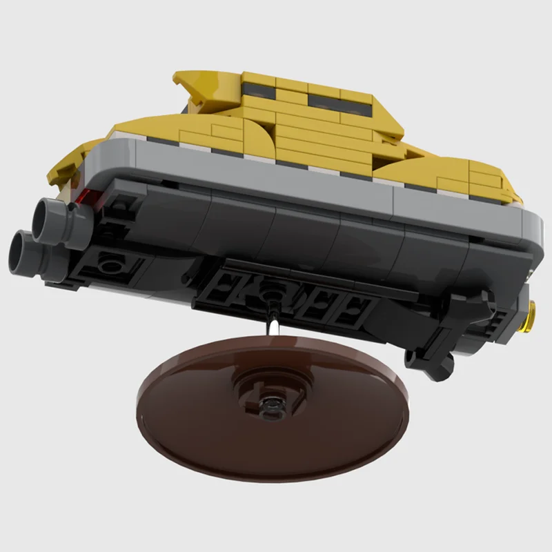 227pcs MOC Compacted Racer - Korben Dallas' Taxi Model Building Blocks DIY Assemble Birthday Education Creative Brick Display