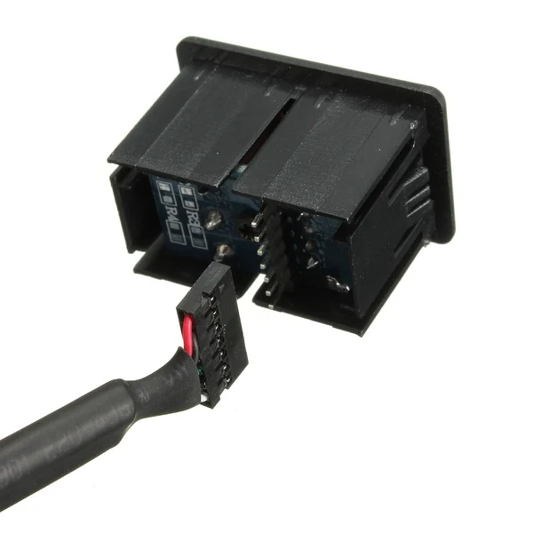 USB AUX Adapter Socket 3.5mm Jack Car board Mounted Extension Cable image 6