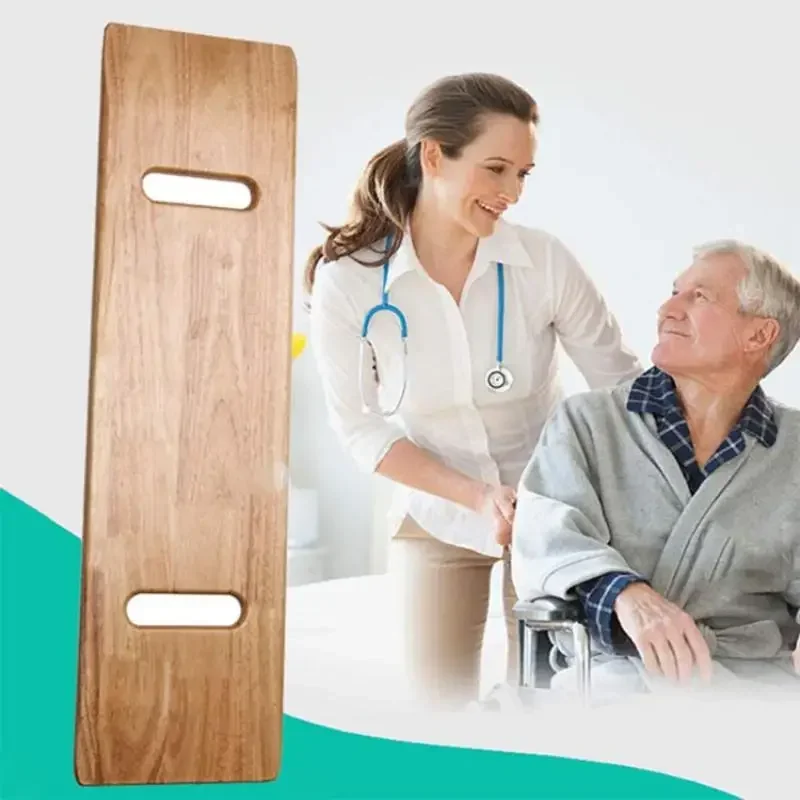 

#v Washable Wooden Transfer Board Move Assist Slide Transfers Board Plate for Patient Senior Elderly Care Transfer Plate
