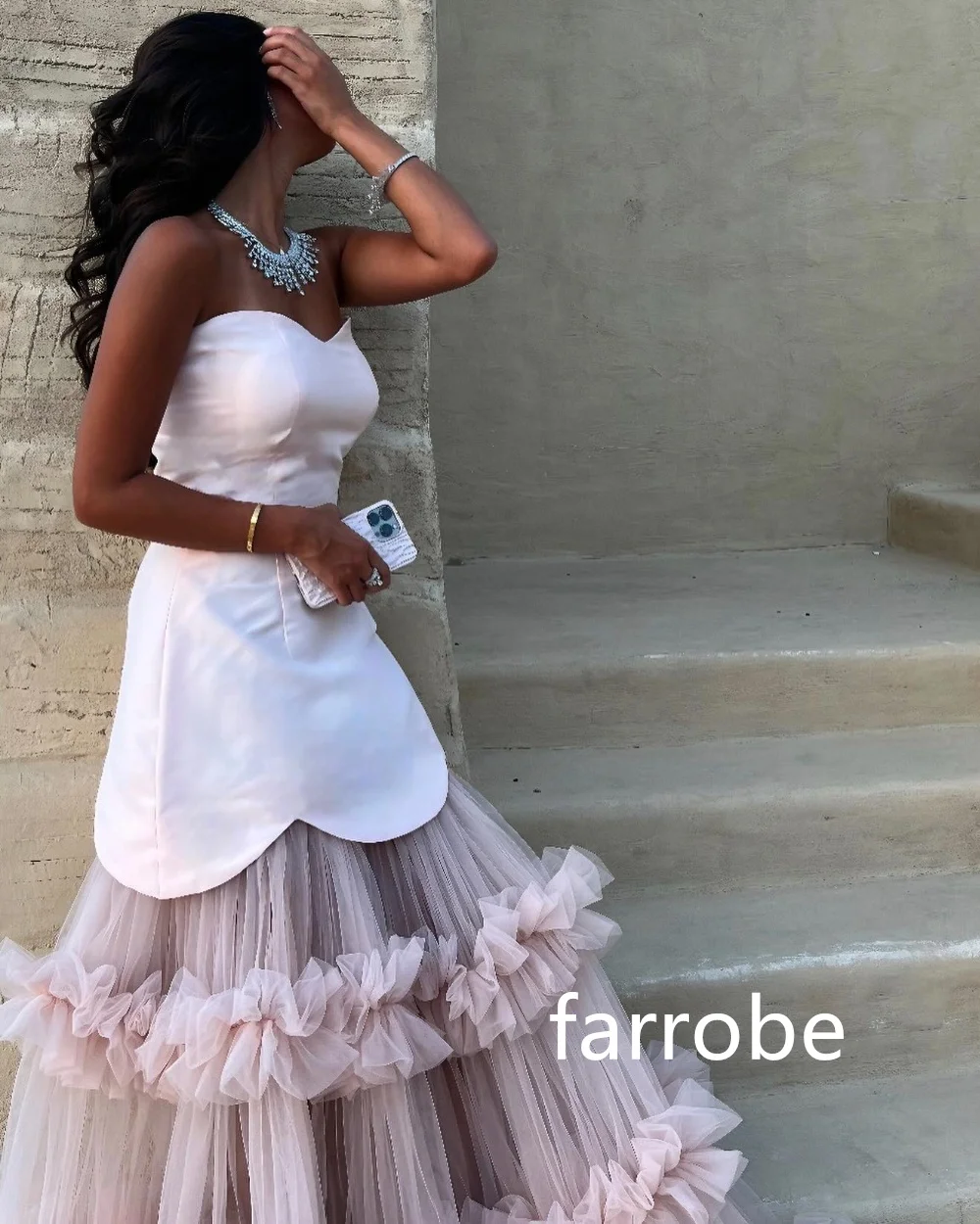 Customized Matching Net Pleat A-line Sweetheart Long Dresses Evening Dresses Classic Exquisite Modern Style Pastrol Unisex Chine