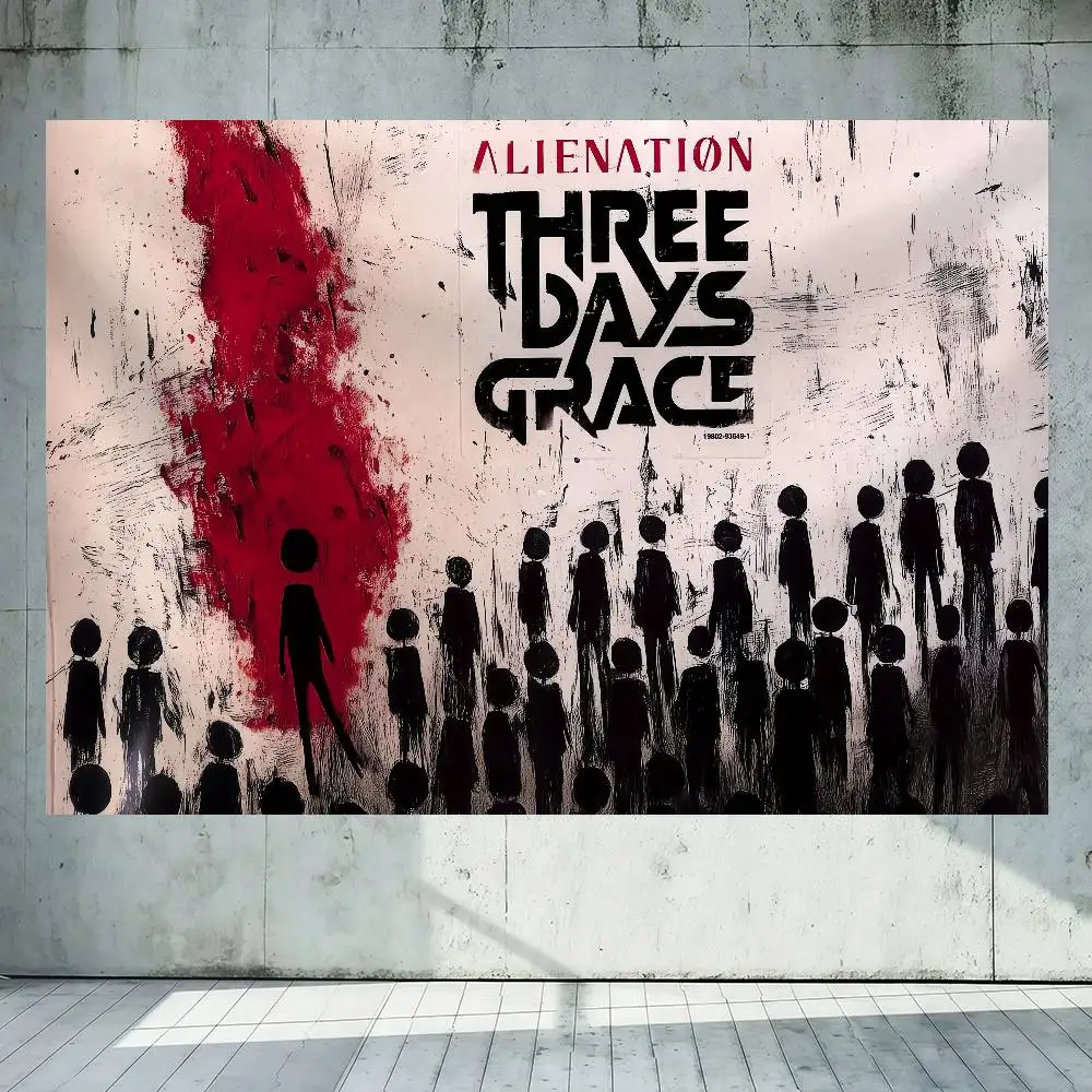 

T-Three D-Days Alienation Grace 150x200cm 60x90cm Flag Decoration Outdoor Picnic Party Home Camping Party Art Hanging Banner