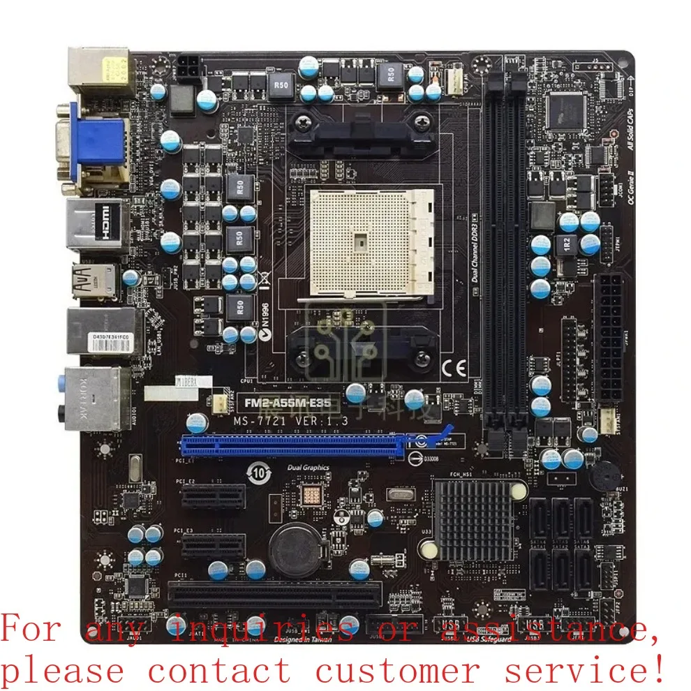 

Используется для MSI FM2-A55M A75M-E35 P33 E33 P35 V2 основная плата DDR3 FM2 FM1