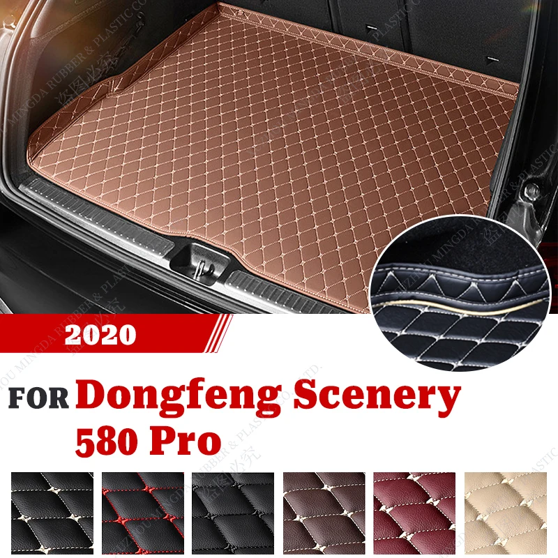 

Коврик в багажник автомобиля для Dongfeng Scenery 580 Pro 2020, автомобильные аксессуары на заказ, украшение интерьера автомобиля