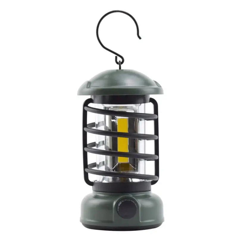 

2024 New Camping Portable Retro Lantern Vintage Tent Lighting Lantern Decoration Waterproof Outdoor Garden Street Lawn Lamp