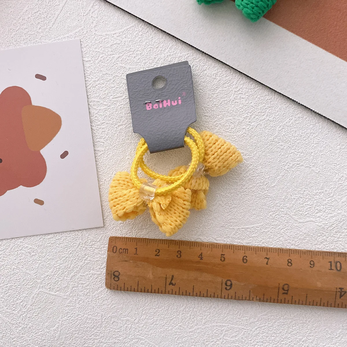 Elástico de cabelo grosso de inverno, faixas de cabelo coreanas de alta elasticidade, antiderrapante, cor doce, acessórios para cabelo de meninas