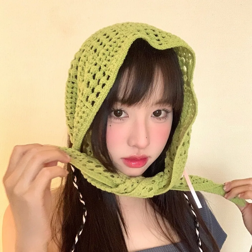 Cummerbund Hollow ถักผ้าพันคอสามเหลี่ยม Balletcore Shawl ผ้ากันเปื้อนผ้าพันคอผ้าพันคอผูกสายรัดผ้าพันคอสะโพกฤดูร้อน