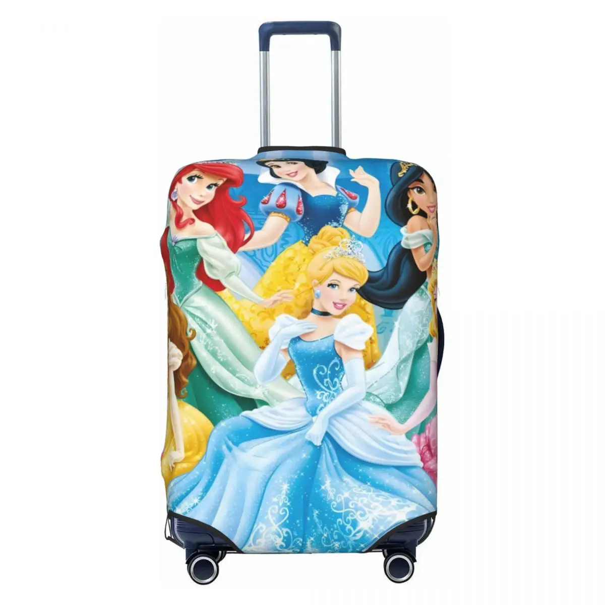 

Custom Princess Suitcase Cover Elastic Cartoon Movie Kawaii Film Travel Luggage Covers for 18-32 inch