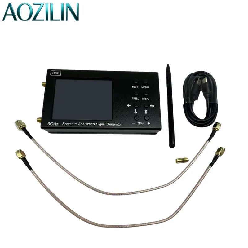 

AOZILIN SA6/SA8 Handheld RF Spectrum Analyzer 35-6200MHz Wireless Signal Test Instrument
