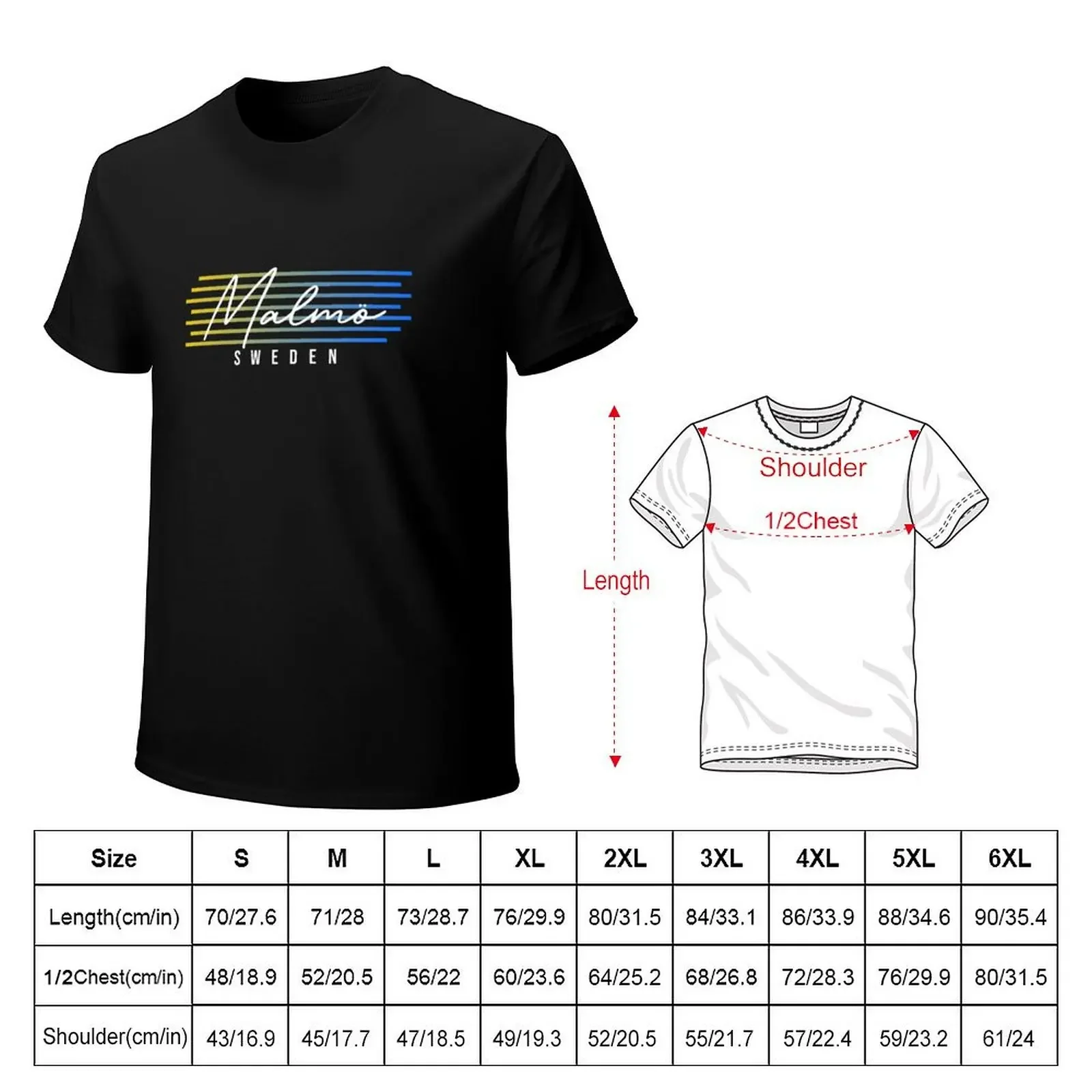 Malm? Sweden Souvenir Gift T-Shirt customs design your own sweat t shirts for men pack