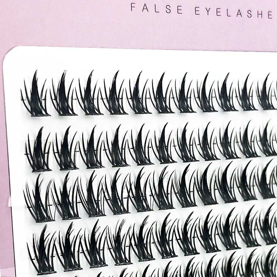160 mechones de pestañas de visón, pestañas individuales 3D naturales y esponjosas estilo ruso, herramienta de maquillaje para extensiones de pestañas, venta al por mayor 3