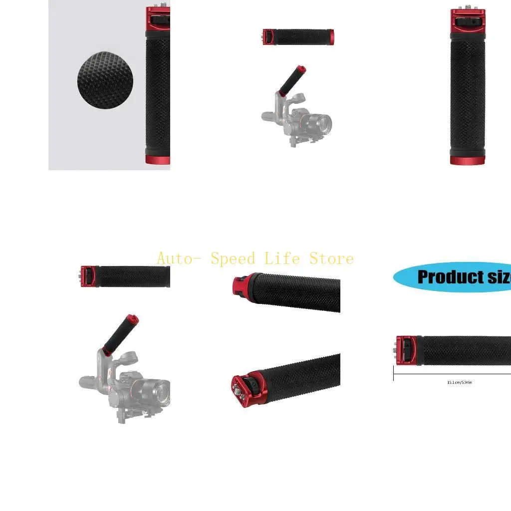 

02DA Карданный подвес с несколькими интерфейсами, алюминиевая ручка-стабилизатор с креплением для горячего башмака для холодного