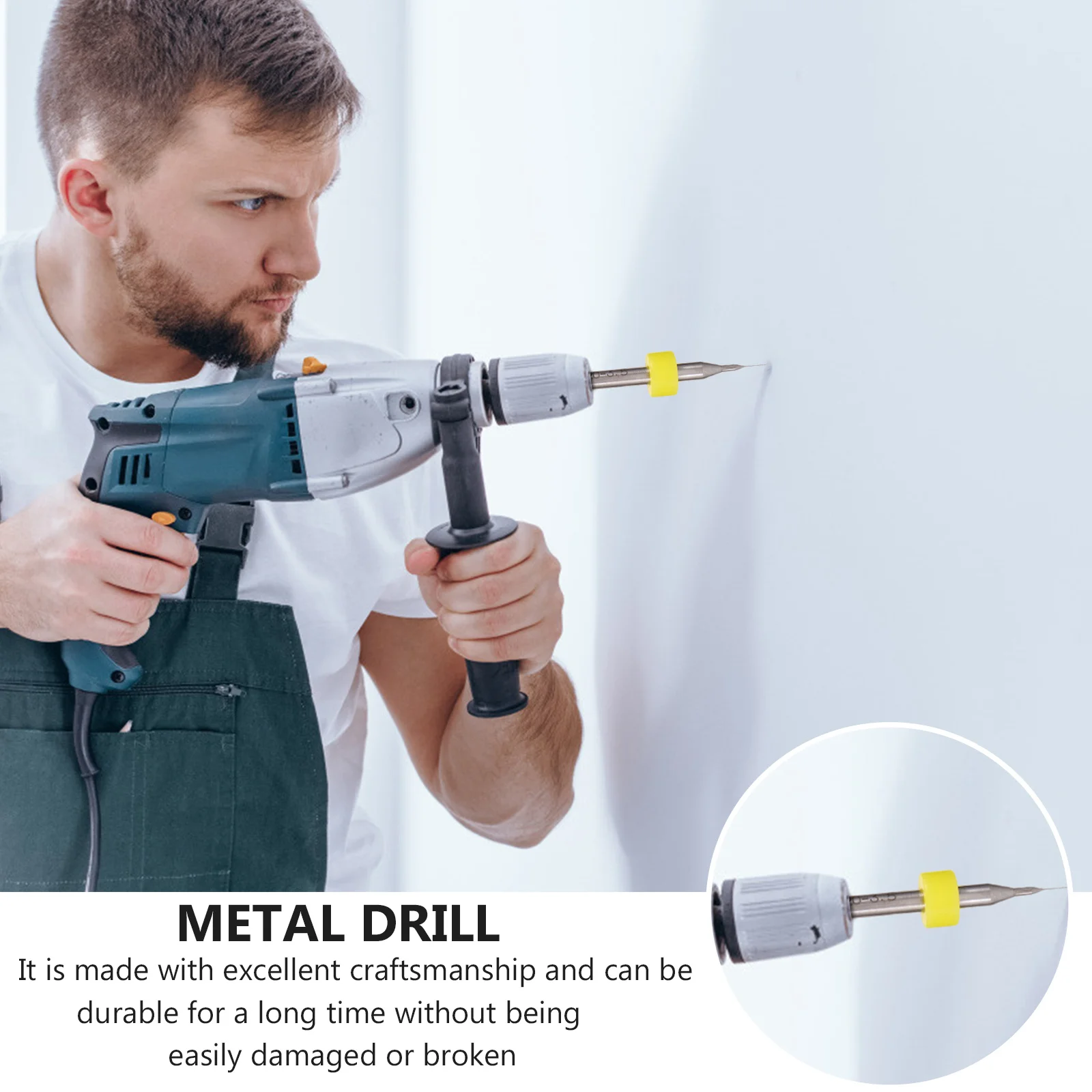 

10Pcs Spiral Drill Bits Tungsten Steel Rotary Bit Set Efficient Quick Drilling Power Tools Hole Opener Metal Drill Hand Tool