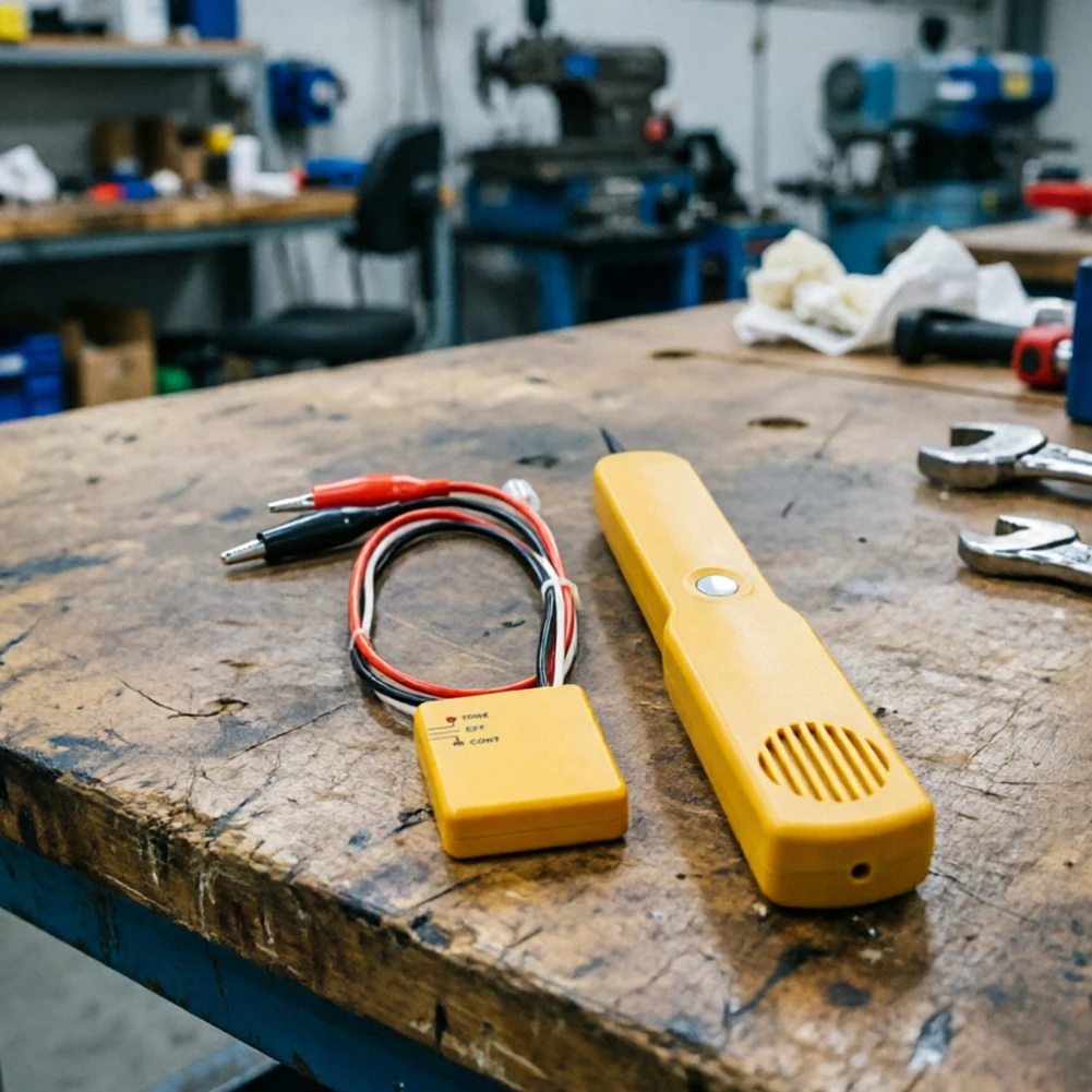 RJ11 Cable Tester With Built-in Audio Generator And Probe For Telephone Network Line Continuity Checking Wire Tracing Tool Kit