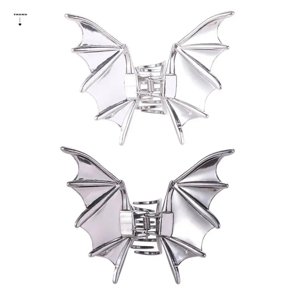 

Креативный зажим Y2k с когтями летучей мыши в корейском стиле, зажим в виде акулы, заколка для волос с крыльями летучей мыши, заколка в виде краба, заколка для волос летучей мыши, женская