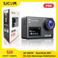 SJCAM SJ8 Pro Action Camera Waterproof Anti-Shake 4K 60FPS 5G WiFi Touch Screen Multifunctional Outdoor Sports Cam