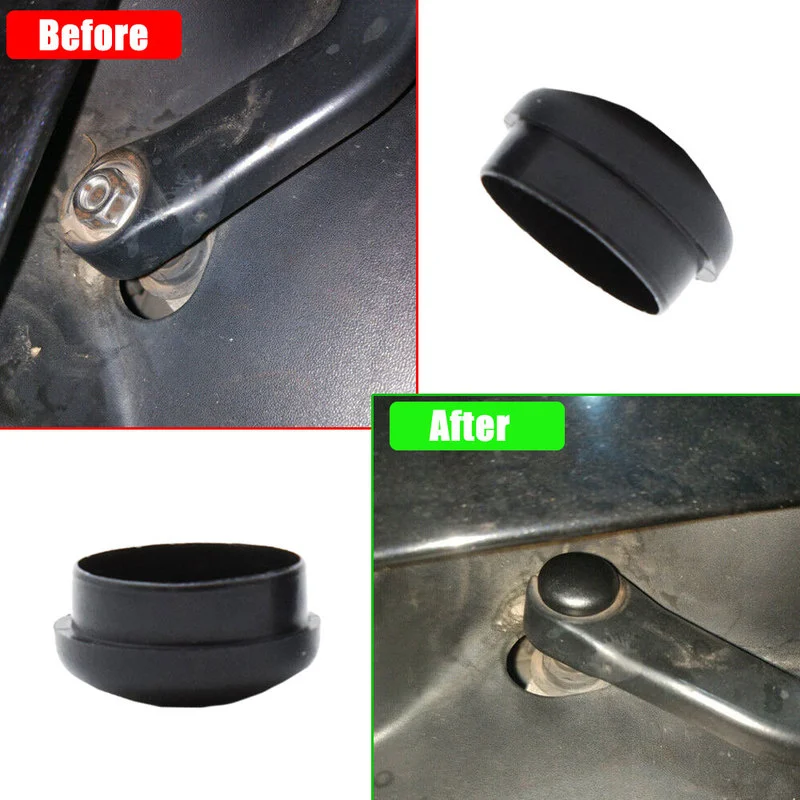 Braço do limpador de pára-brisa dianteiro do carro, parafuso de tampa para VW Passat, B5, B6, B7, Golf MK4, MK5, MK6, MK7, Polo, Jetta, Tiguan, interior do carro, 2 pcs