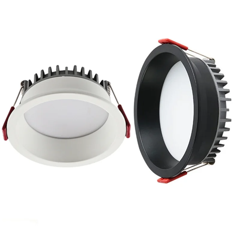 

Recessed Anti-glare LED COB Downlight 18W 24W Dimmable 85-265V Ceiling Lamp Spot Light 12W 15W Home Living Room Bedroom Lighting