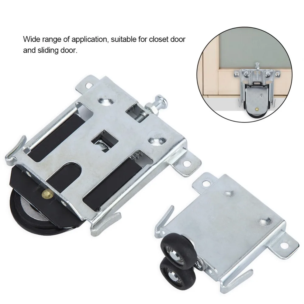 Replacement Ball Bearings Sliding Door Roller Smooth Durable Closet Door Pulley Door Roller Assembly Pocket Door