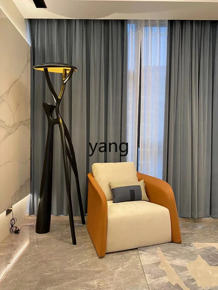 Yjq Art Sculpture Floor Lamp  Hotel Lobby Light Luxury Living Room Humanoid Tree Branch Decoration Lamp