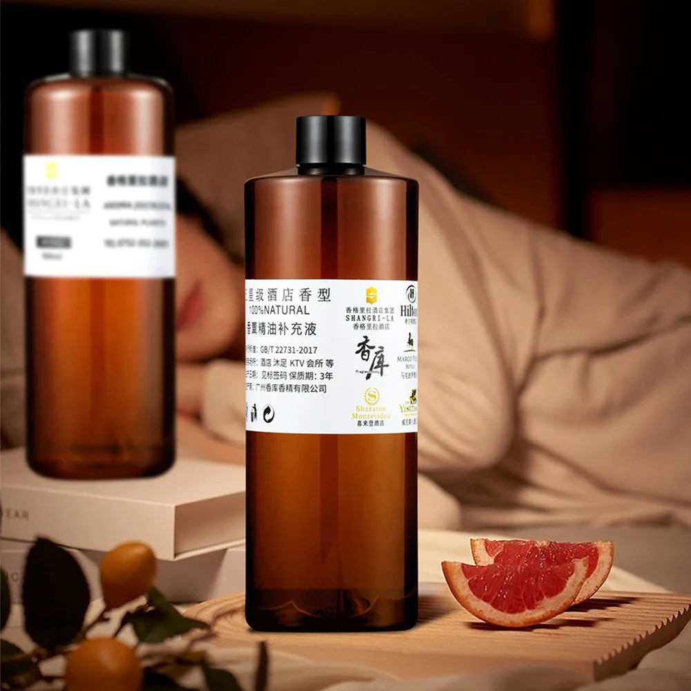 500ml Five-Star Hotel Essential Oils Supplementary Fluid Flameless Sticks Diffuser Home/Office/Hotel Fragrance Air Freshener