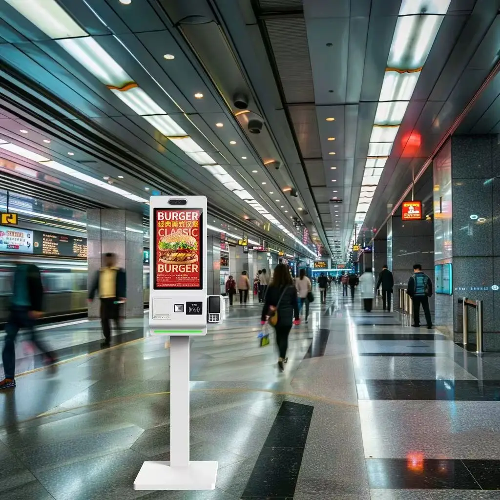 Payment Machine Information Checking and Queue Kiosk 21.5 Inch Android Ordering Self-service