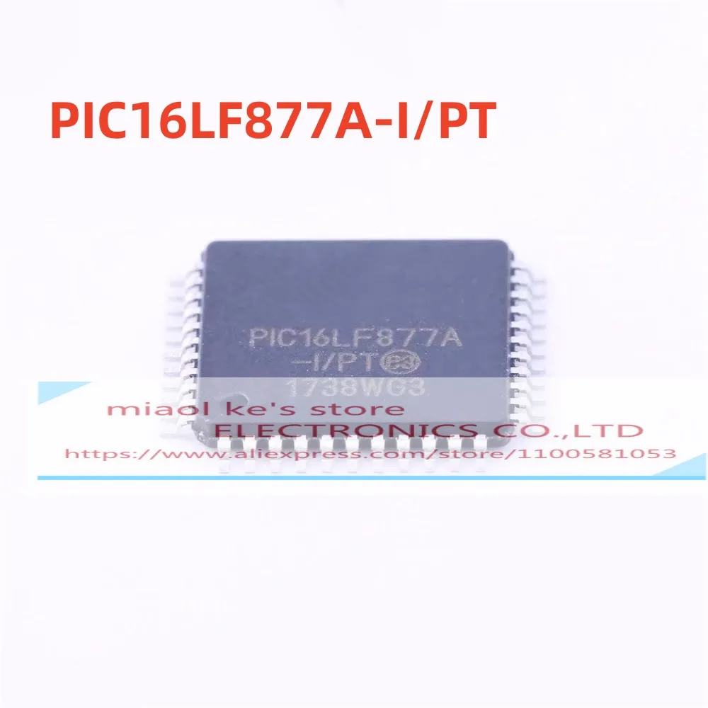 

[10PCS] 100% New Original PIC16LF877A-I/PT microcontroller chip QFP44