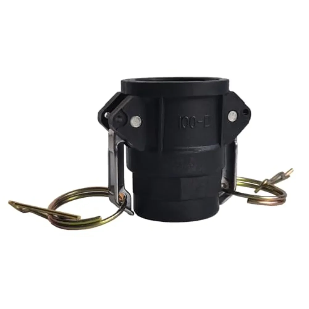 Cam Lock Fittings Type D & F 2Sets Polypropylene Hose Fitting Kit Compatible with Multiple Quick Connect Sizes
